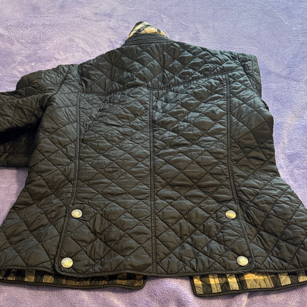 Burberry Quilted Black Jacket medium - Picture 6 of 6